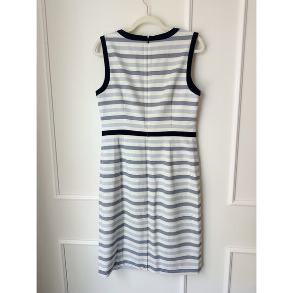 NWT Hobbs Blue and white striped shift dress - Picture 2 of 12